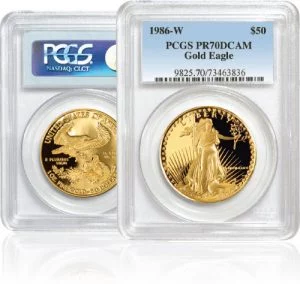 1 oz. Fine Gold Eagle Coins