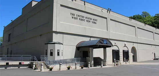 Exterior view of the U.S. Mint at West Point in New York