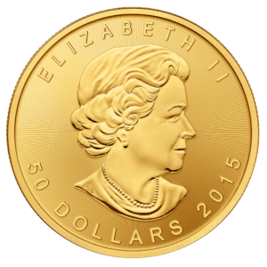 1 oz. Gold Canadian Maple Leaf Coin