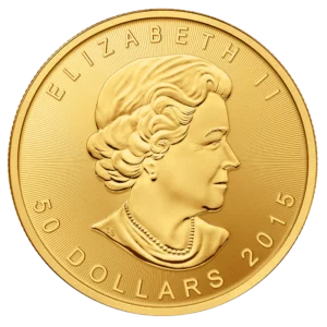 1 oz. Gold Canadian Maple Leaf Coin
