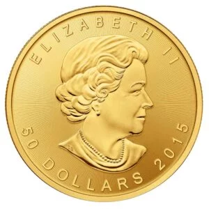 1 oz. Gold Canadian Gold Maple Leaf Coin