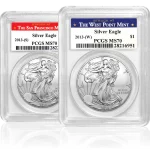 2013 Silver Eagle Coin featuring Lady Liberty
