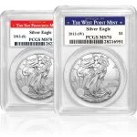 1 oz. Mint State Silver American Eagle Coin