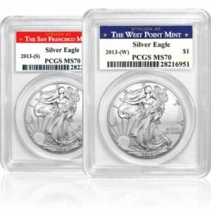 1 oz. Mint State Silver American Eagle Coin