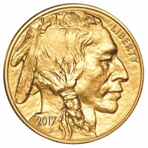 2017 Gold American Buffalo coin front