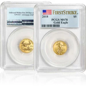 2018 gold American Eagle coins PCGS MS70