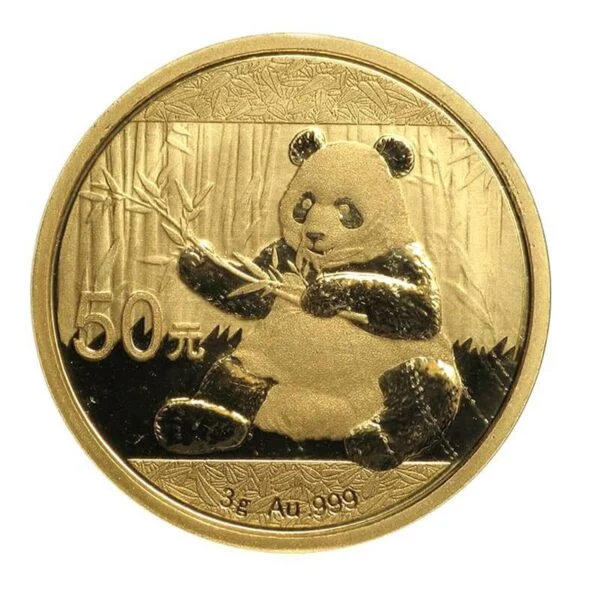 2017 China 50 Yuan Gold Panda MS-69 front