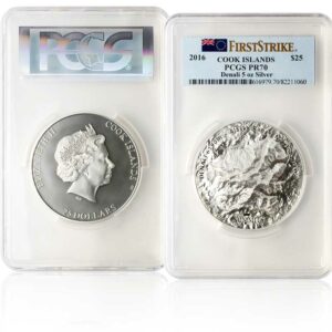Cook Islands 5 oz. silver Denali (PCGS First Strike)