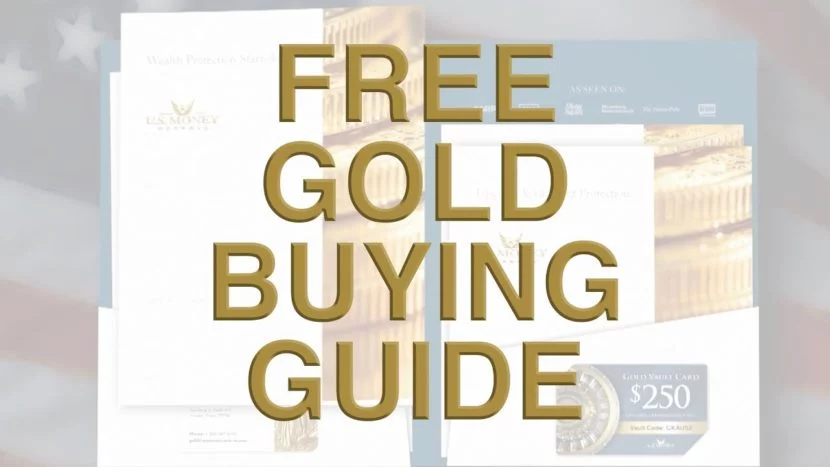 free gold buying guide two stacks of informational gold buying brochures next to eachother
