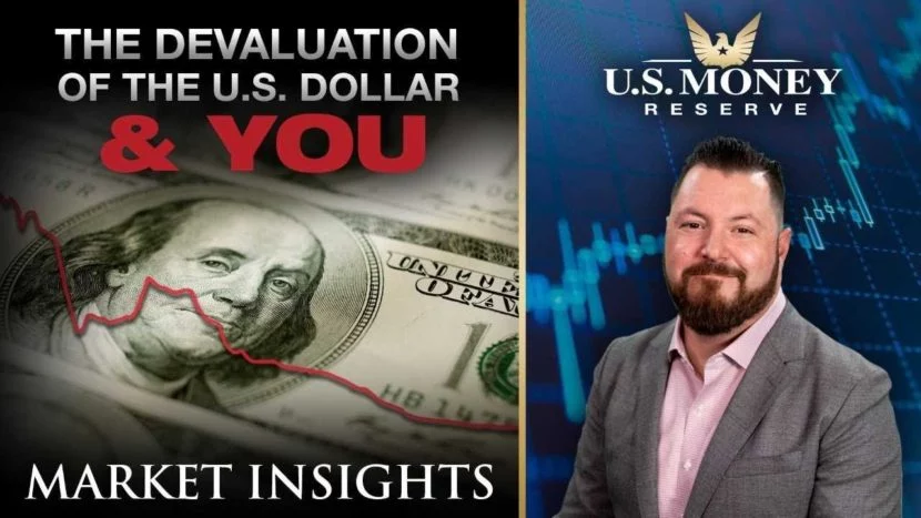 hundred dollar bill with sign of red de-escalating stock image