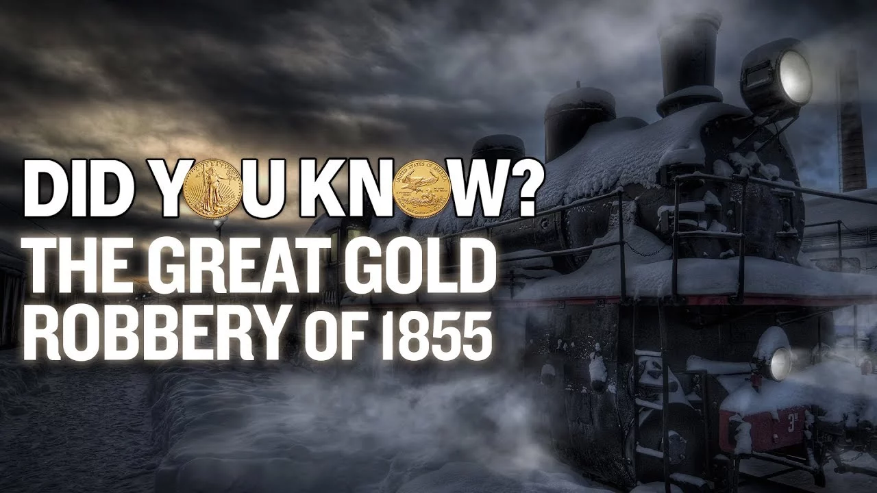 did you know gold train robbery video transcription did you know great gold robery of 1855