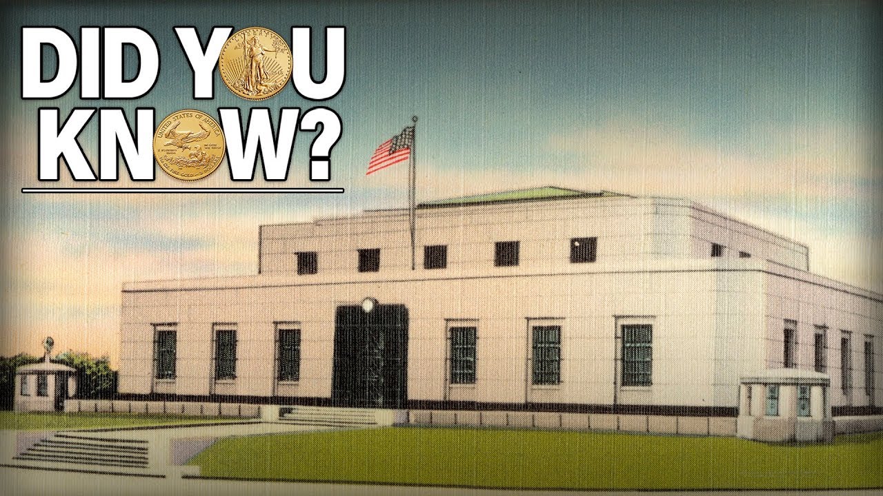 How Much Gold is in Fort Knox: DYK? Vintage picture of Fort Knox where U.S. gold is stored: Did You Know?