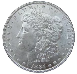 Morgan silver dollar