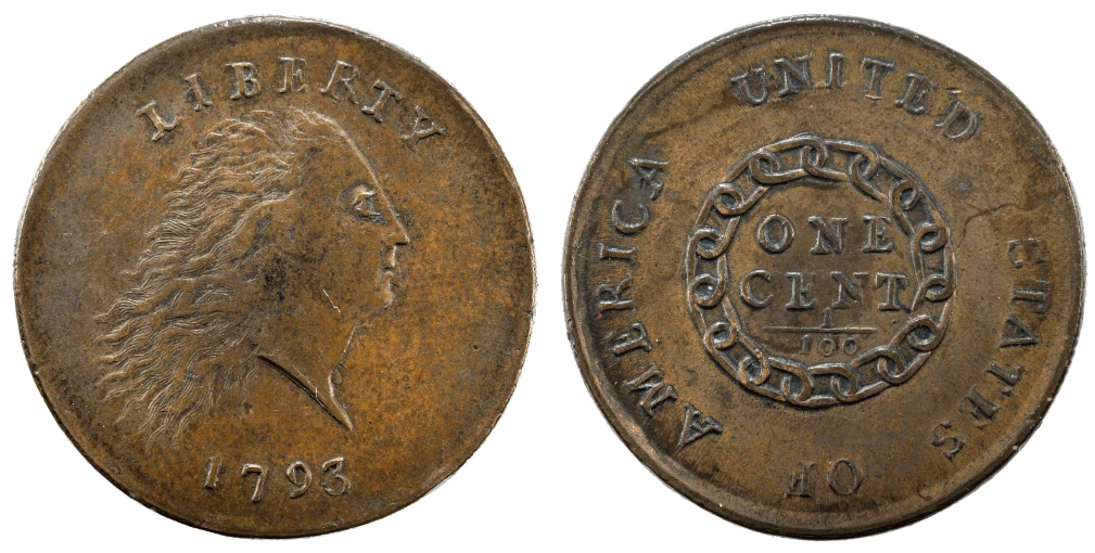 1793 Lady Liberty Chain Cent
