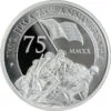Two-Ounce Silver Iwo Jima Coin reverse
