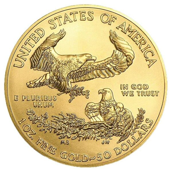 1 oz. Gold American Eagle reverse