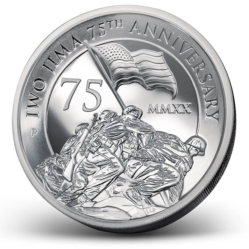 5 oz. Proof Silver High-Relief Iwo Jima Coin PR-69 | U.S. Money