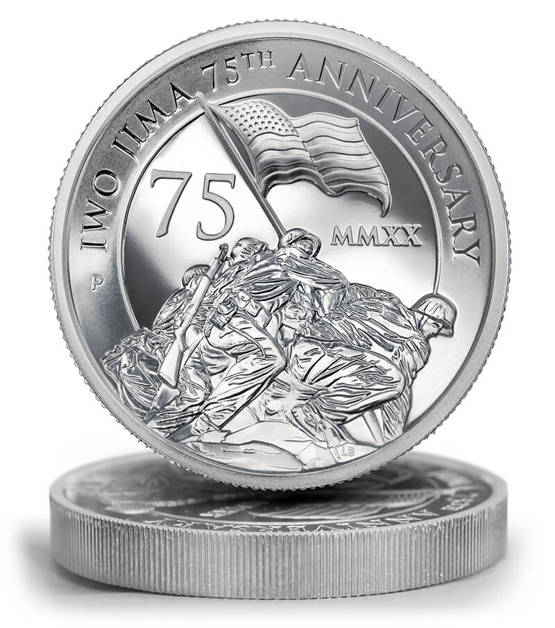 5 oz. Proof Silver High-Relief Iwo Jima Coin PR-69 | U.S. Money