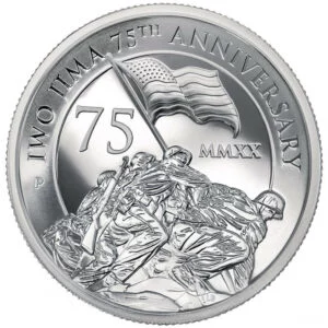 Iwo Jima proof silver coin