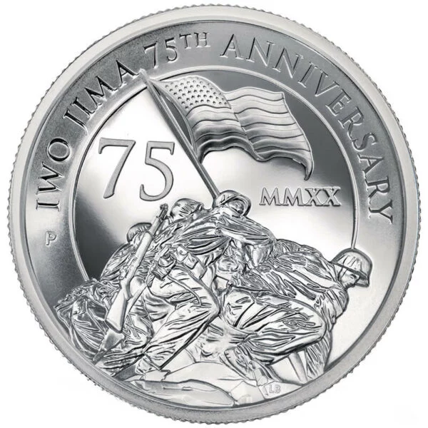 Iwo Jima proof silver coin