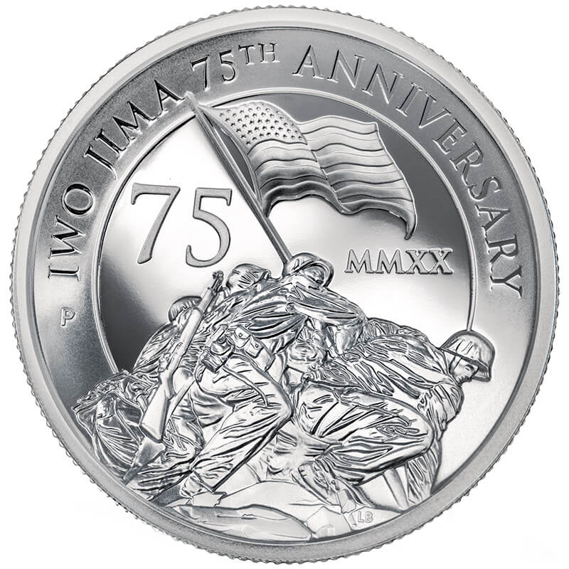 5 oz. Proof Silver High-Relief Iwo Jima Coin PR-69 | U.S. Money