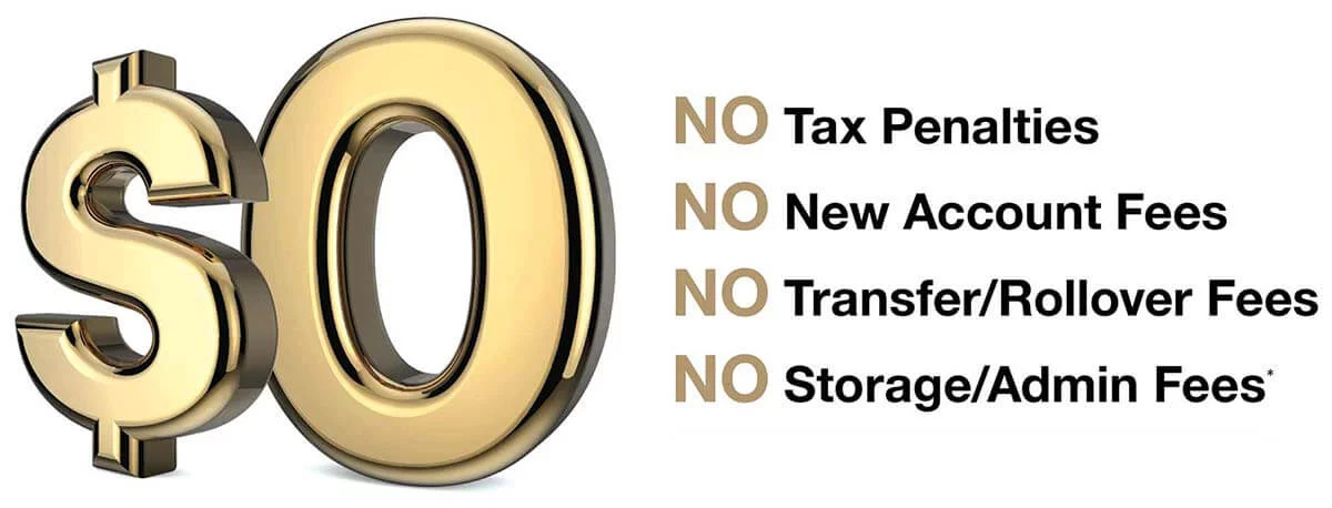 $0 fees wihen you open an ira for the first year