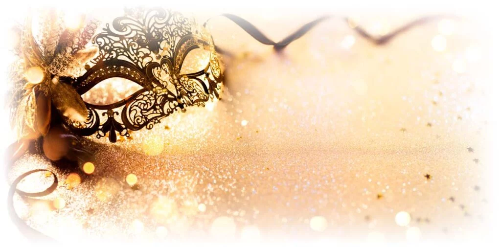 Gold Venetian mask