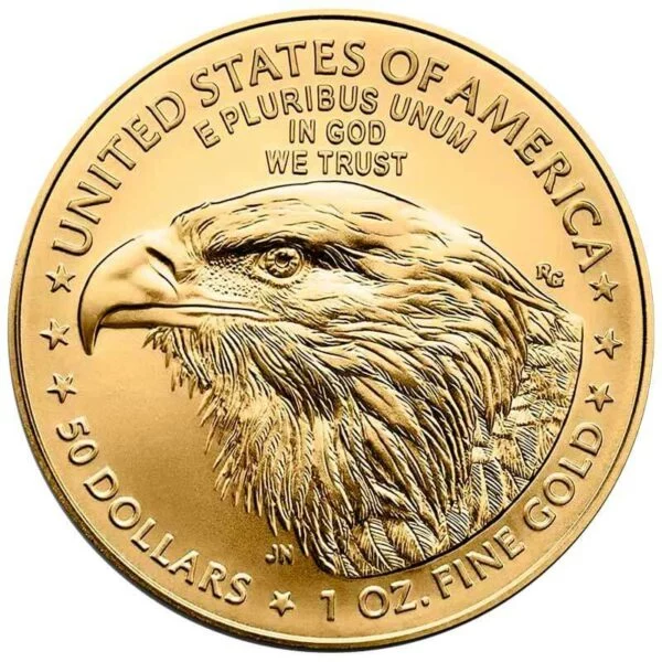 2022 1 oz Gold American Eagle Coin Reverse