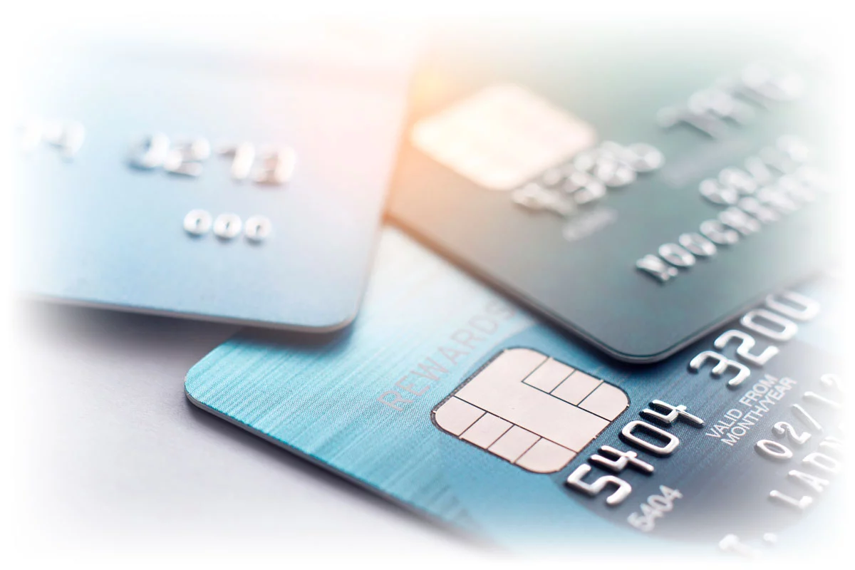 Stack of credit cards