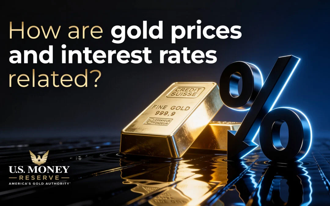 How are gold prices and interest rates related?