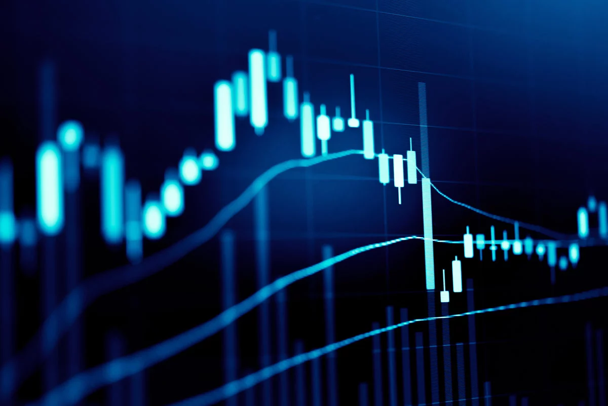 Stock data showing volatility
