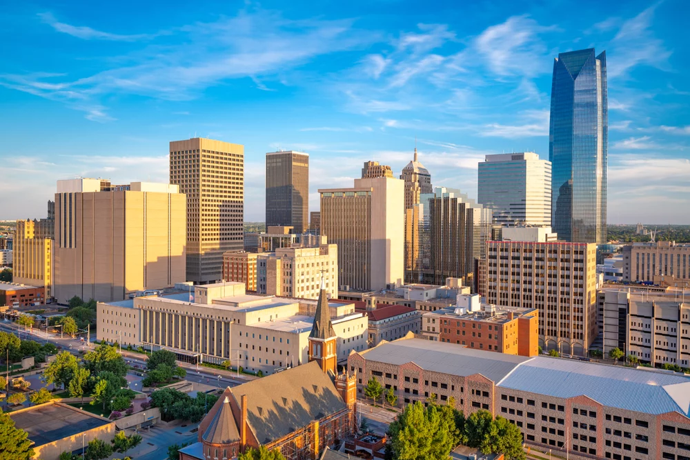 View of Oklahoma City, Oklahoma skyline