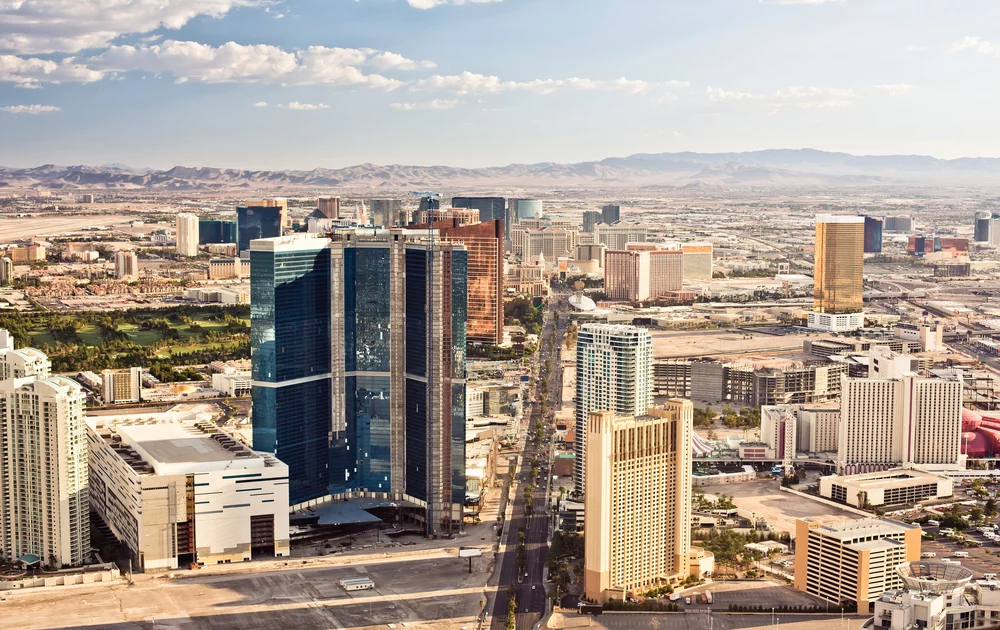 The strip in Las Vegas, Nevada