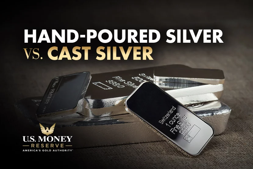 Hand-poured silver vs cast silver image