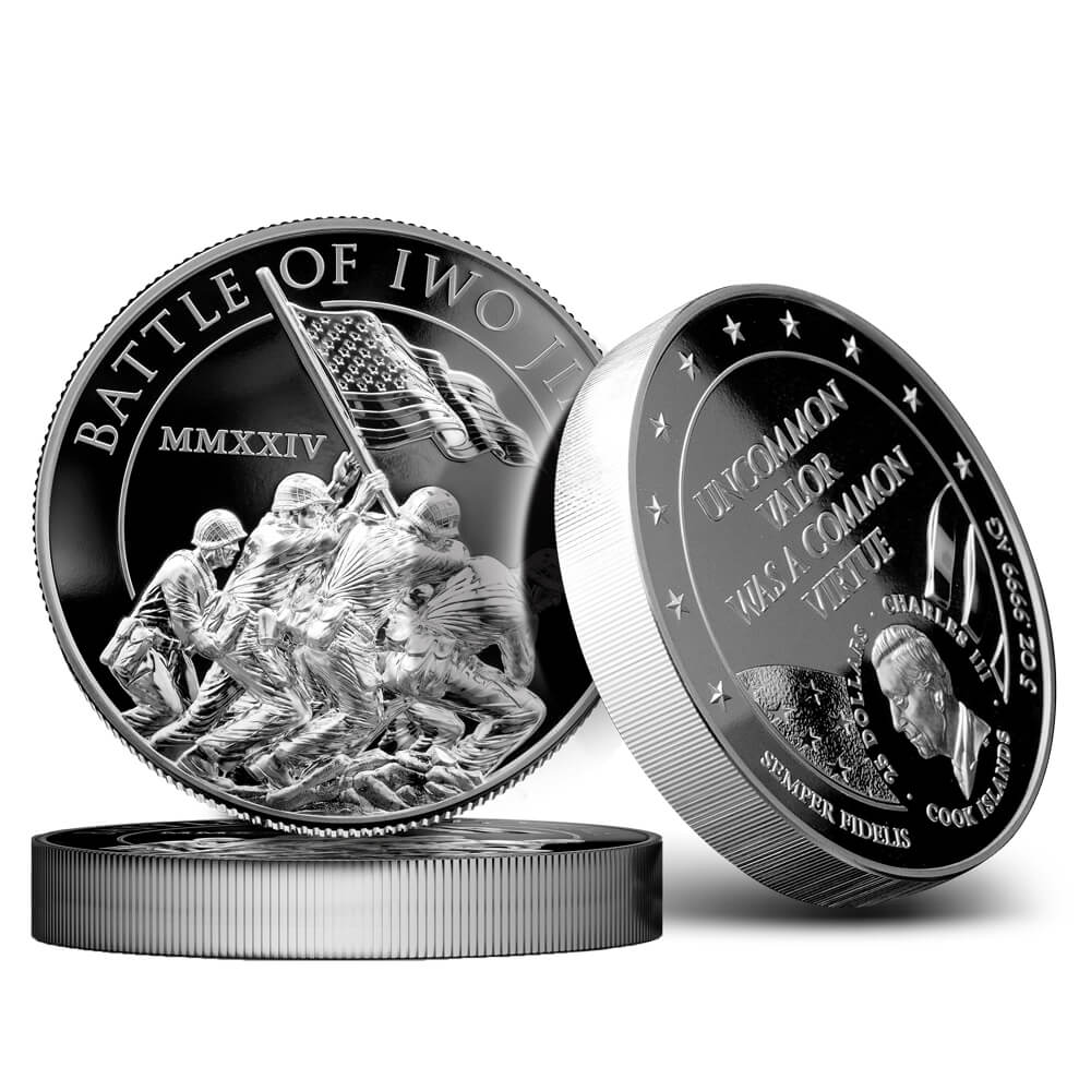 5 oz. Silver WWII: Valor & Victory 4-Coin Set | U.S. Money Reserve