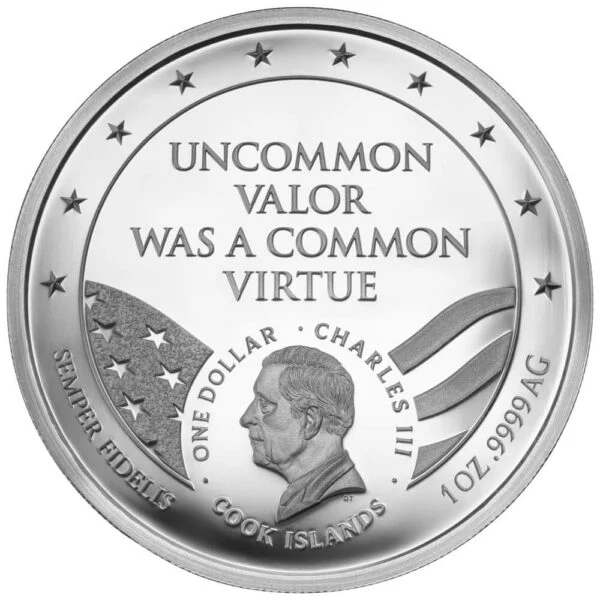 1 oz. Silver World War II: Valor & Victory Series Battle of Iwo Jima Coin