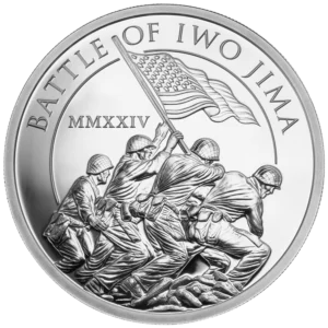 1 oz. silver battle of iwo jima coin
