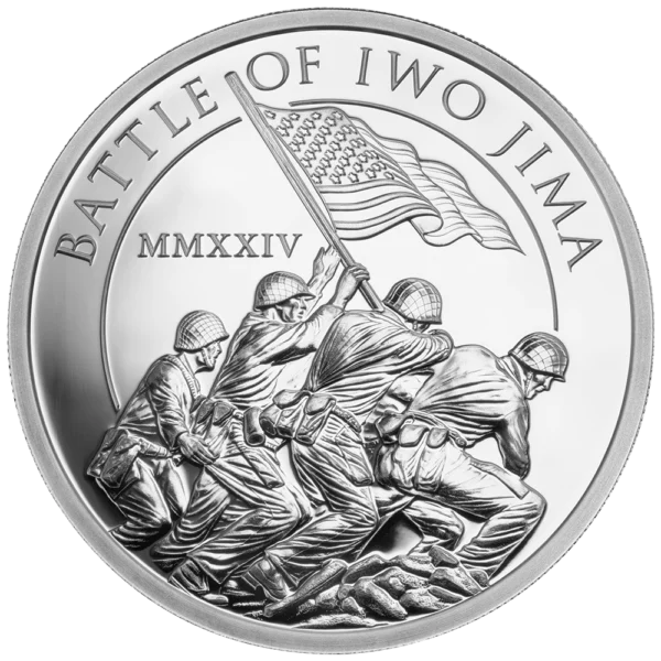 1 oz. silver battle of iwo jima coin