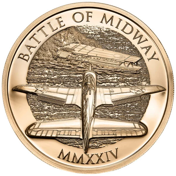 Battle of Midway Gold Coin reverse