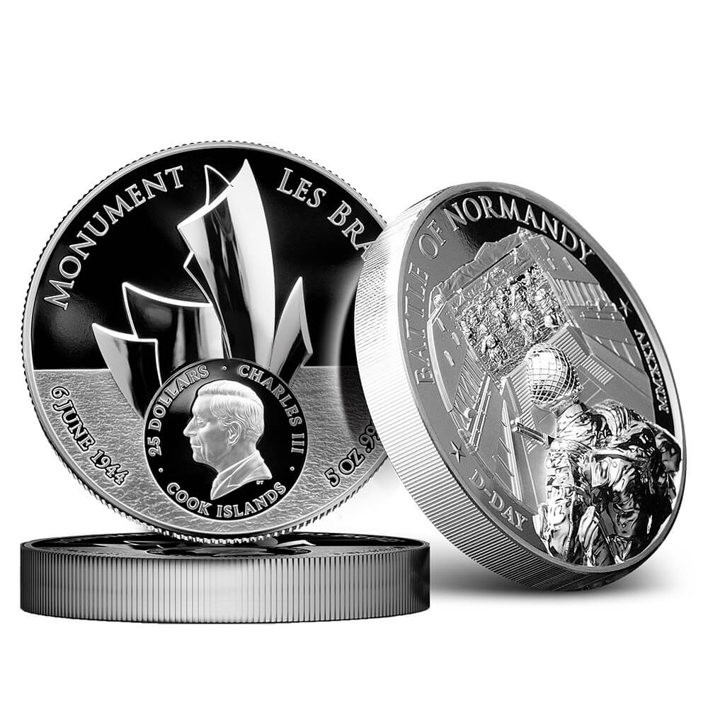 5 oz. Silver WWII: Valor & Victory 4-Coin Set | U.S. Money Reserve