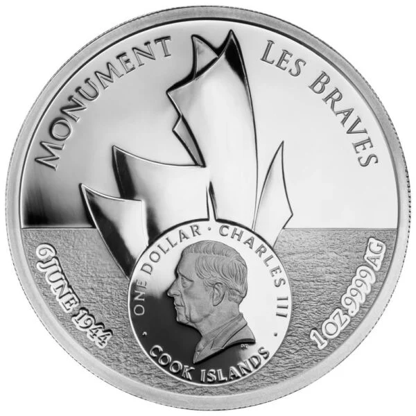 1 oz. Silver World War II: Valor & Victory Series Battle of Normandy Coin