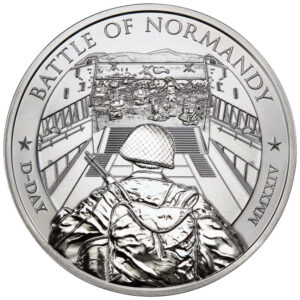 1 oz. Silver World War II: Valor & Victory Series Battle of Normandy Coin