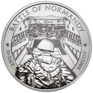1 oz. Silver World War II: Valor & Victory Series Battle of Normandy Coin