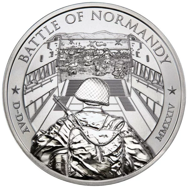 1 oz. Silver World War II: Valor & Victory Series Battle of Normandy Coin