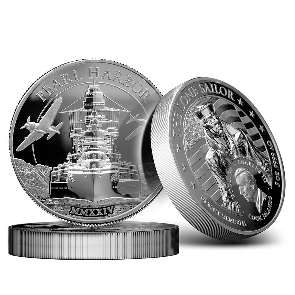 5 oz. Silver WWII: Valor & Victory 4-Coin Set | U.S. Money Reserve