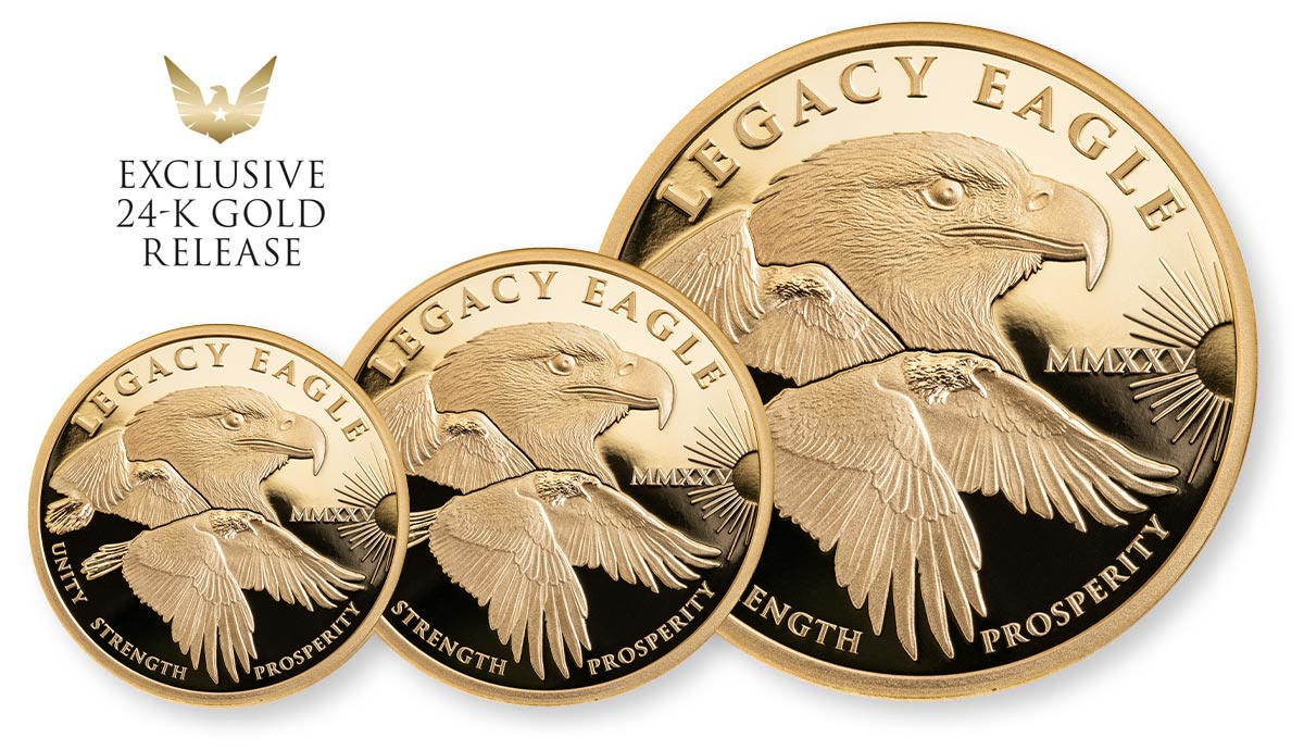 2025 Gold Legacy Eagle Three-Coin Set
