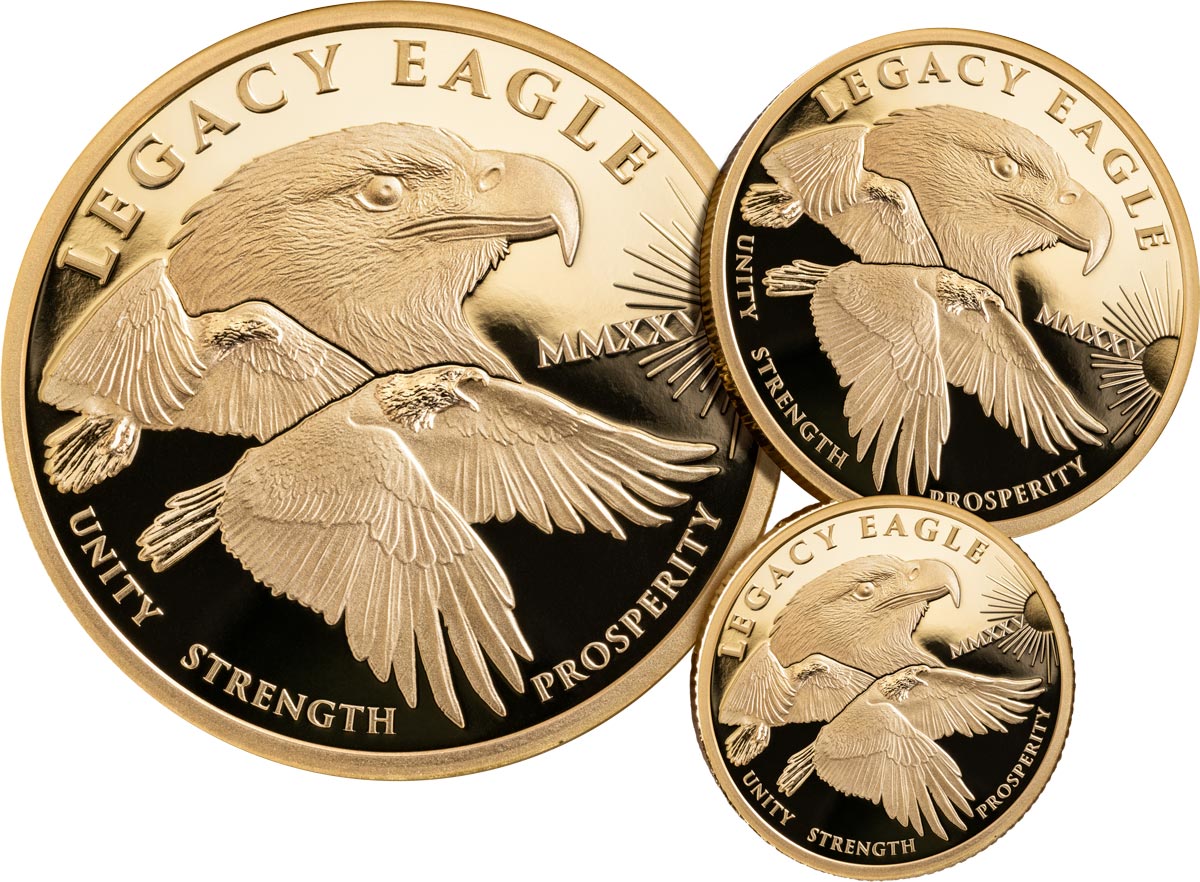 2025 Gold Legacy Eagle Three-Coin Set