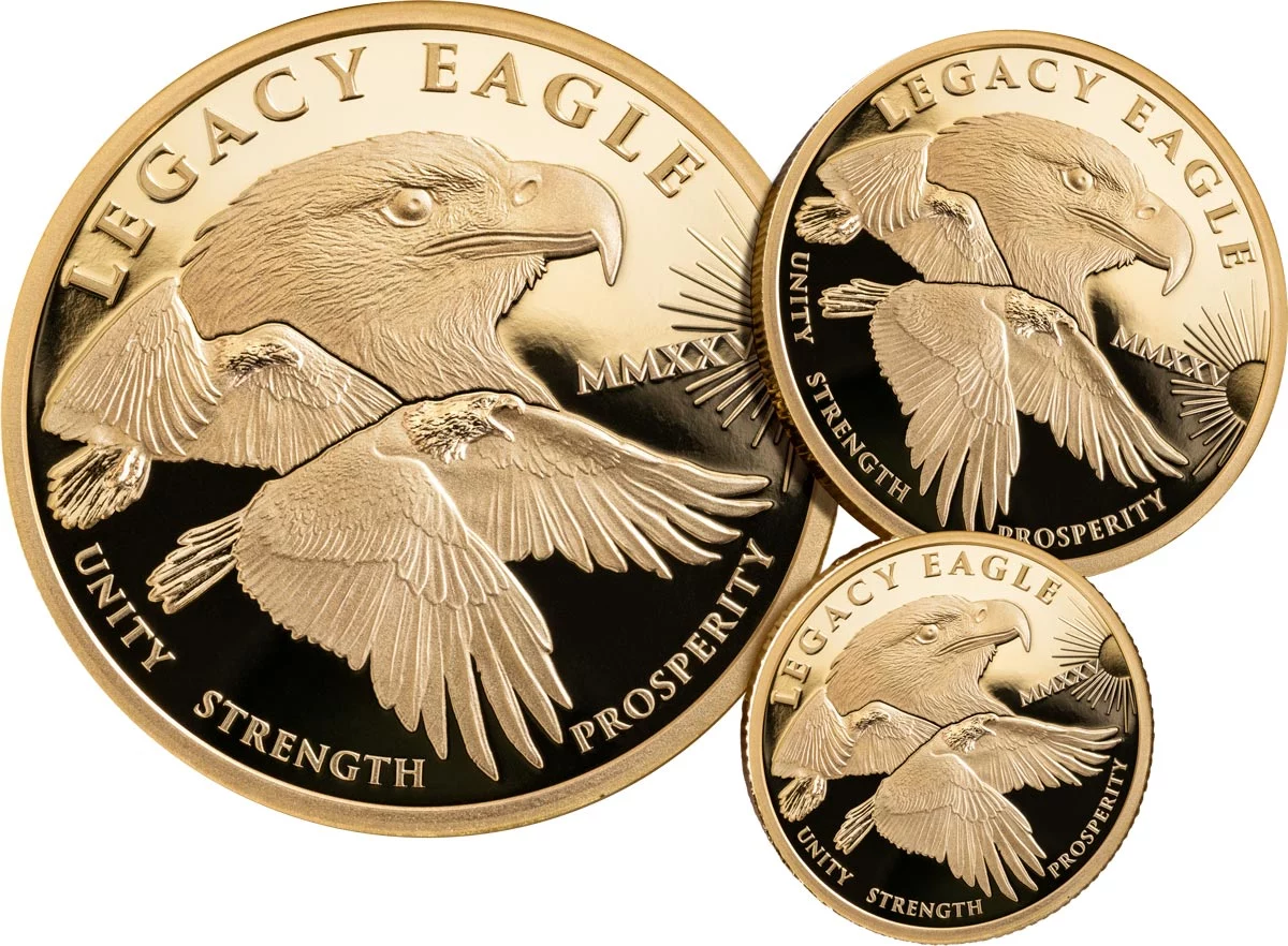 2025 Gold Legacy Eagle Three-Coin Set