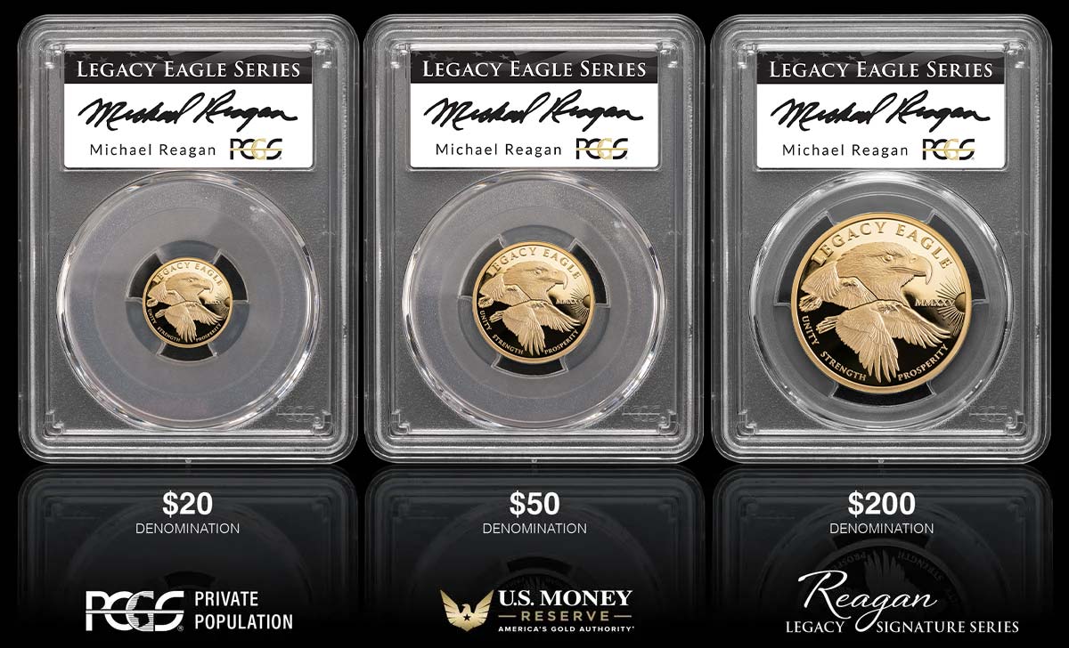 2025 Gold Legacy Eagle Three-Coin Set