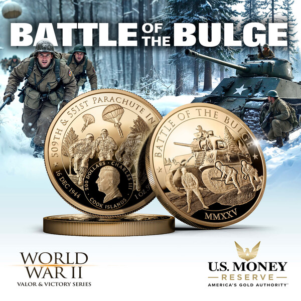 Battle of the Bulge Gold 3-Coin Set
